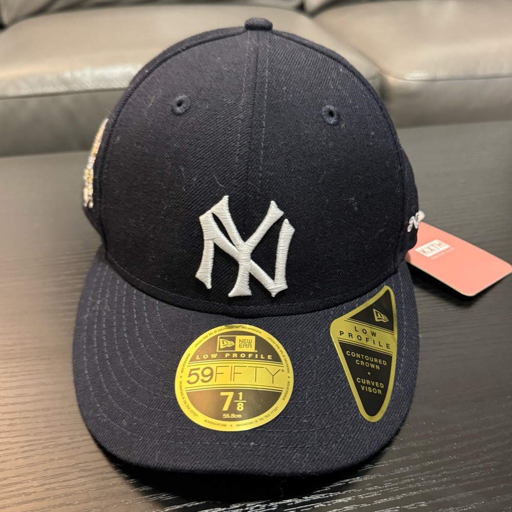 KITH Yankees Fitted Hat Pink Brim